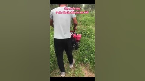 Máy cày đất mini máy xới đất nông nghiệp máy làm cỏ máy lên luống đa năng