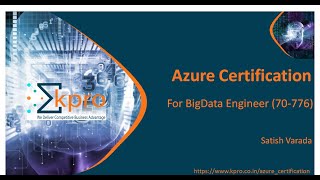 1. Azure Certification BigData Engineer70  776 Module 1 Part 1 Profile