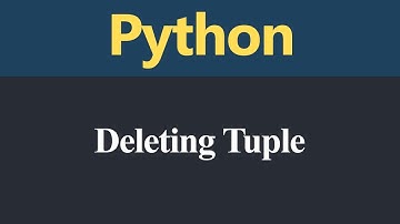 Deleting Tuple in Python (Hindi)