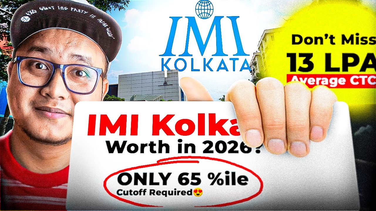 IMI Kolkata with 65%ile Cutoff, 13 LPA Avg Package🔥| Worth it in 2026? | Honest Review✅