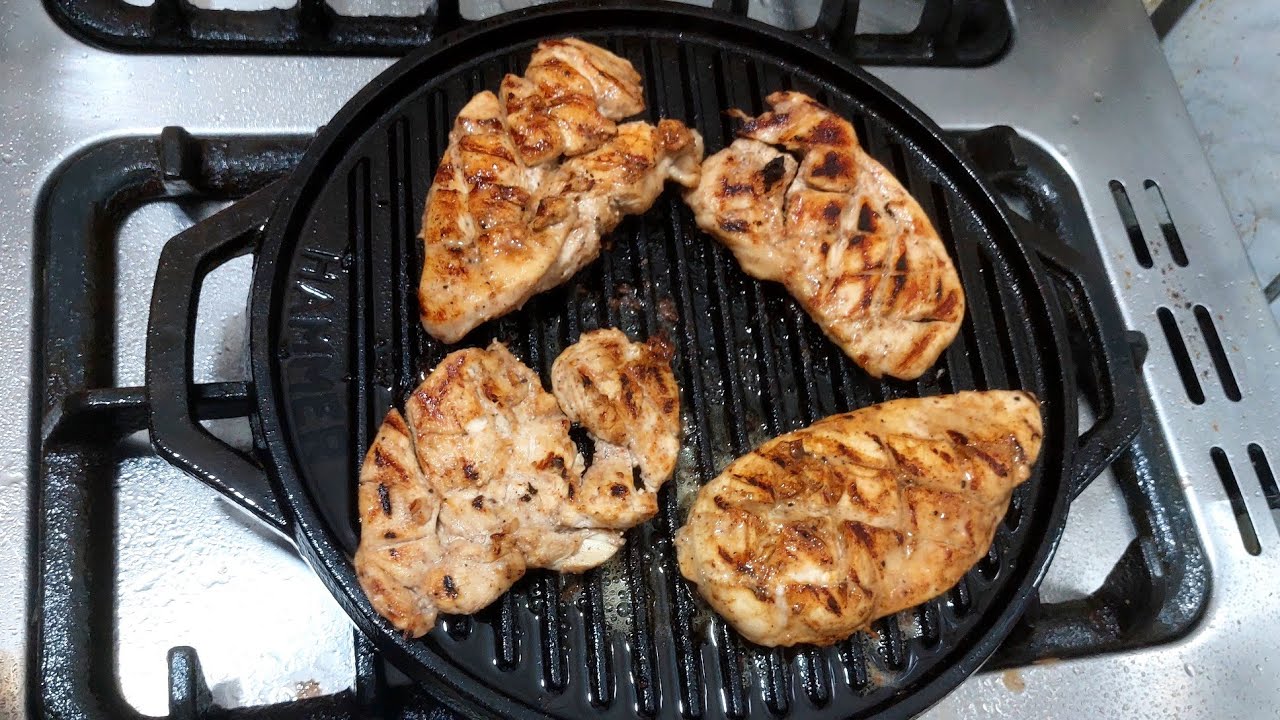 فيليه دجاج مشوي علي الجريل بتتبيله وهميه وطعم لذيذ