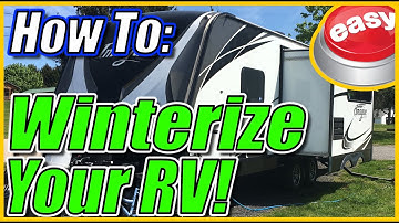 Winterize your RV Using Antifreeze! Grand Design Imagine Series Travel Trailers