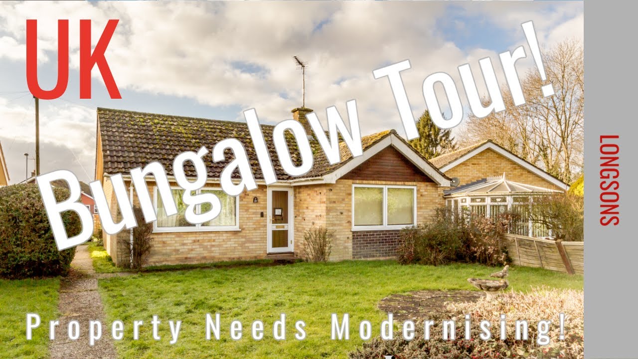 BUNGALOW TOUR UK Needs Updating! For Sale £200,000 Swaffham, Norfolk