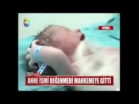 Bebeğin ismi yüzünden davalık oldular