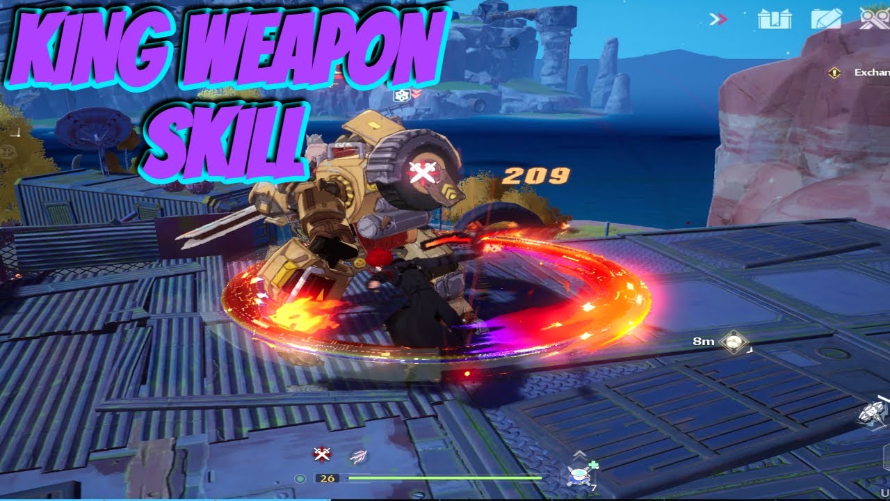 Tower of Fantasy King SSR weapon skill YouTube