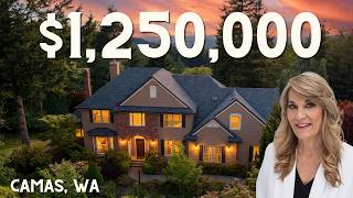 Tour This Private Luxury Home in Camas, WA | 5 Acres, Gated Community & Incredible Views!