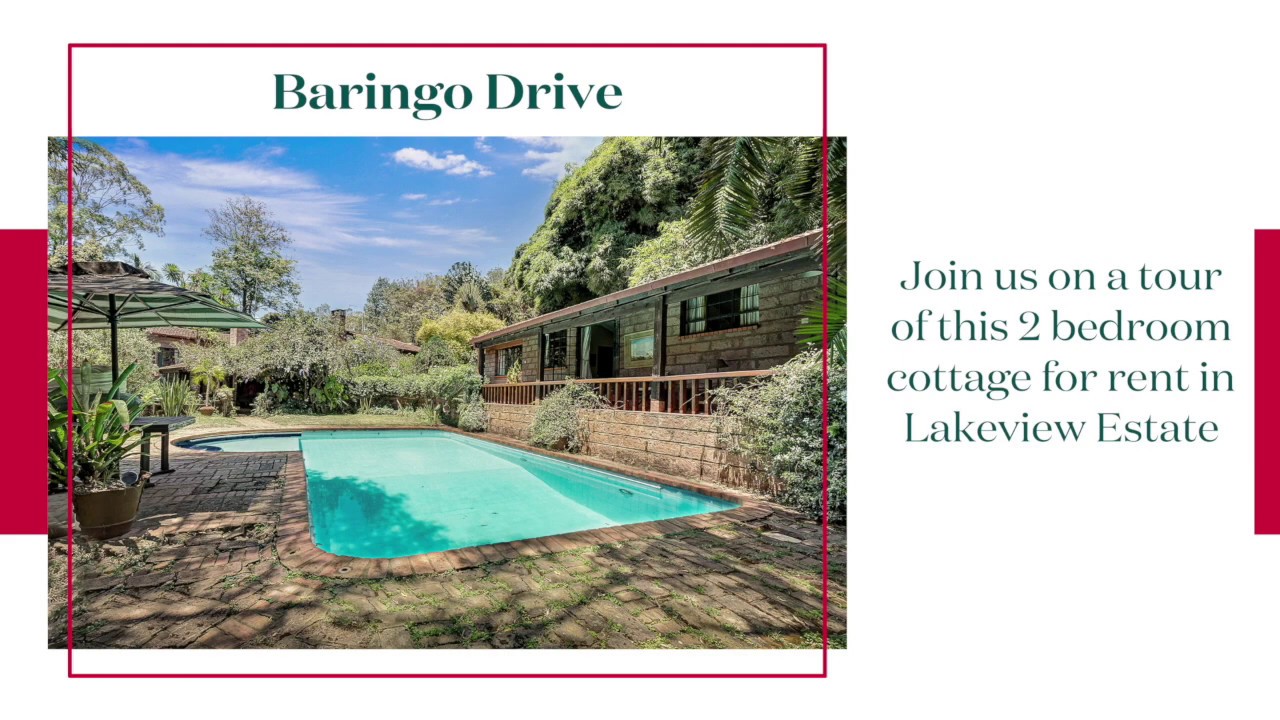 Furnished and serviced cottage for rent in Lakeview Estate, Nairobi