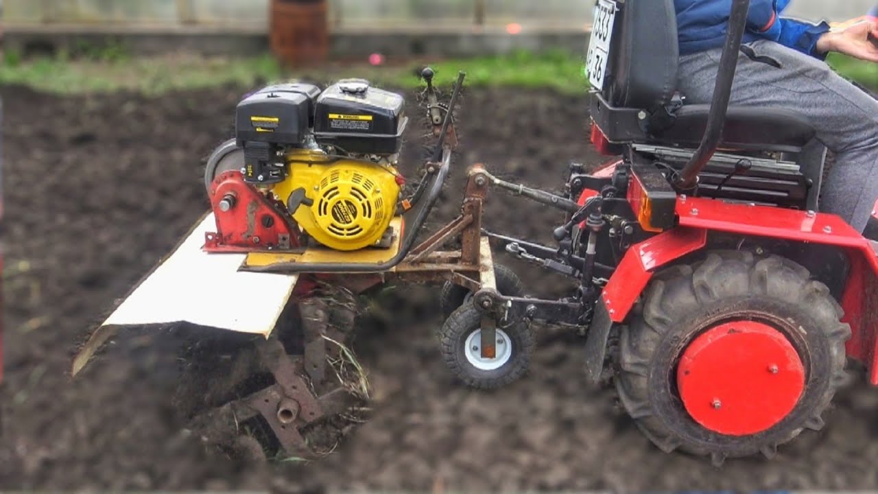 Мотофреза для минитрактора своими руками