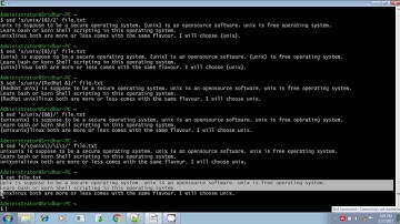Unix shell scripting sed repeated pattern tagged expression part 2