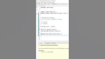 difference between if and else statement in java 🤯🥳 #shortsfeeds  #youtube  #java