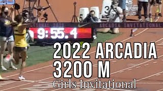 2022 Arcadia Girls 3200m