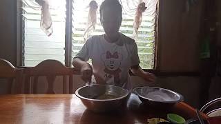 Making of Steamed Banana Cake Turned to Puto