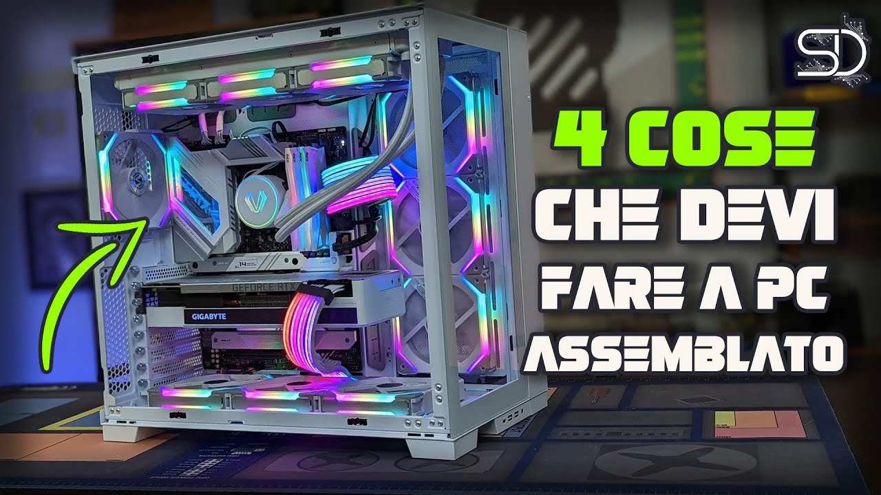 4 COSE CHE DEVI FARE A PC ASSEMBLATO - YouTube