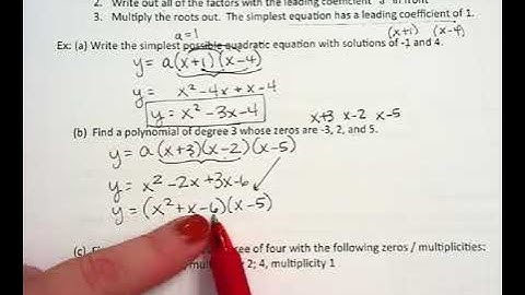 PC Polynomials Practice VIDEO
