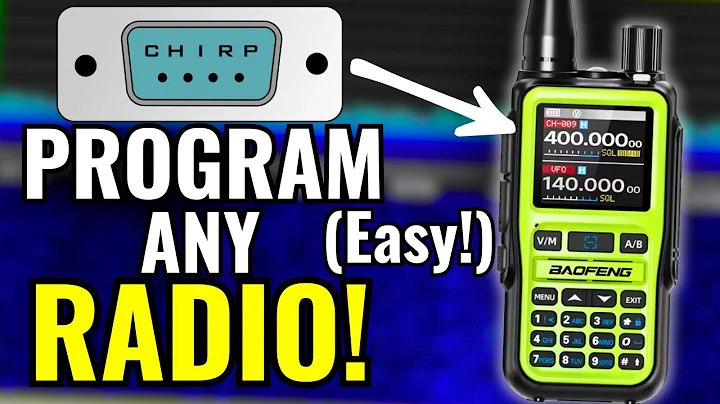 The Easiest Way to Program a Baofeng Radio! (Using CHIRP)