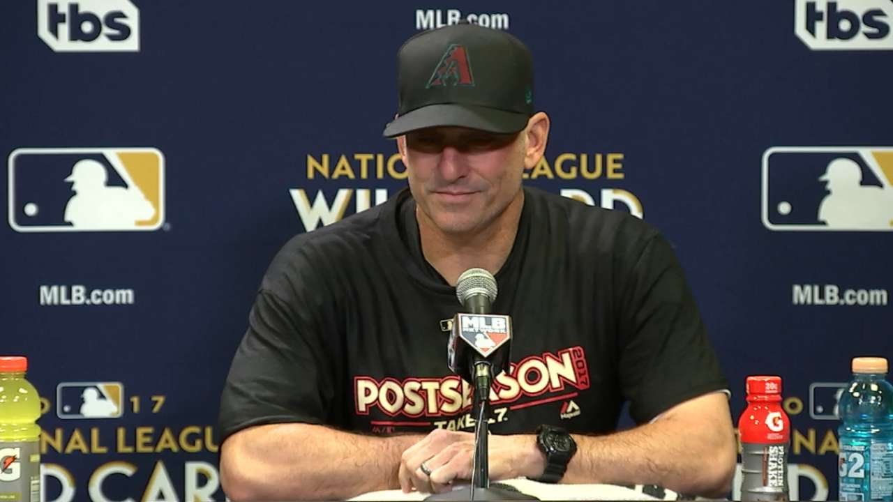 D-backs Torey Lovullo wins NL Manager of the Year Award