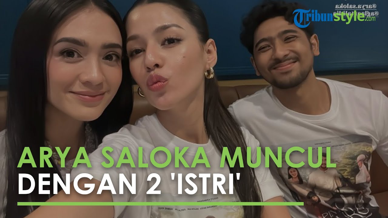 Momen Arya Saloka Hadiri Press Conference Film Pintu Pintu Surga Bersama Dua 'Istrinya'