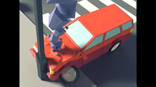 تحميل اللعبة الشيقه Crossroad crash مهكرة للاندرويد - اخر تحديث - نقود لا تنتهى screenshot 1