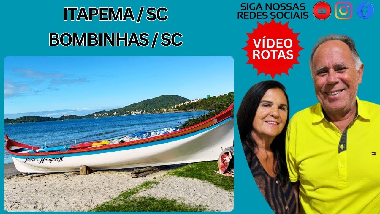 Itapema SC até a Praia de Bombas em Bombinhas   SC