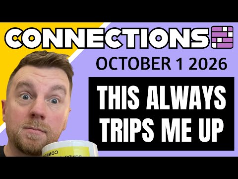 Questioning everything I know | Connections #1208 (October 1 2026)