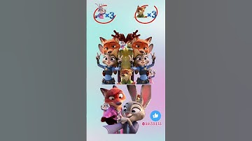 ZOOTOPIA 2 FIND THE ODD ONE OUT: #quiz #quizchallenge #find #guess #shorts #zootopia #viral #trend