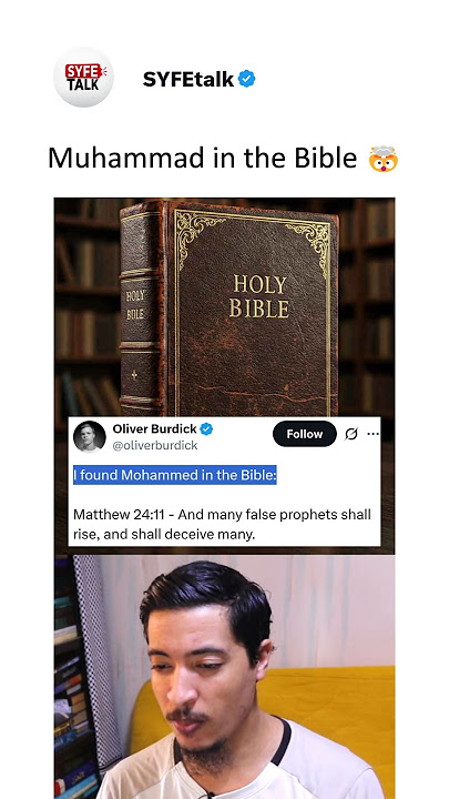 Muhammad in the Bible 🤯