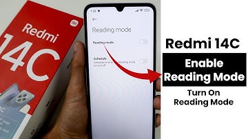 Enable Reading Mode In Redmi 14C | Turn on Reading Mode