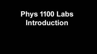 Surrey Phys 1100 Semester Intro