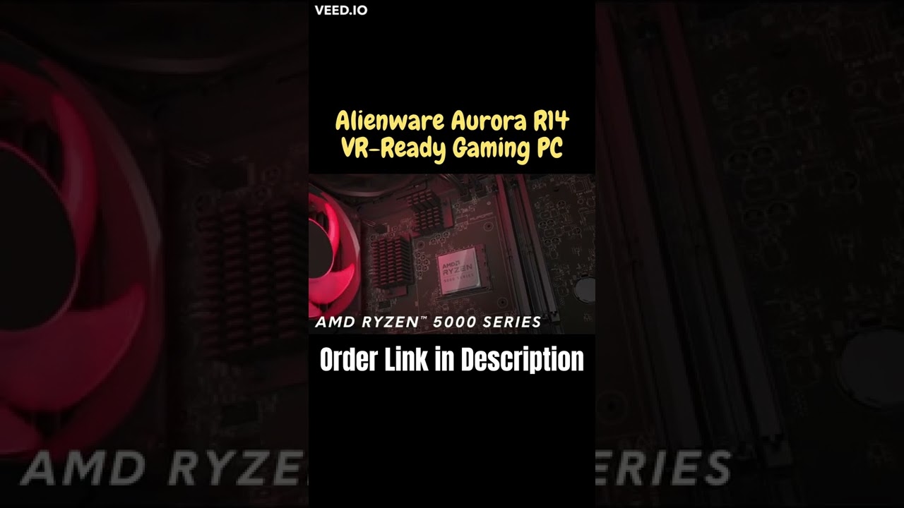 Alienware Aurora R14 VR-Ready Gaming PC (Ryzen 7 + RTX 3070 8GB GDDR6)