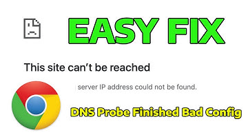 How To Fix DNS PROBE FINISHED BAD CONFIG in Google Chrome