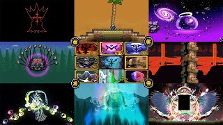 Terraria (1.4.4.9) : Calamity All Addon Mods - Magic Class VS All Bosses (Master + Death Mode )