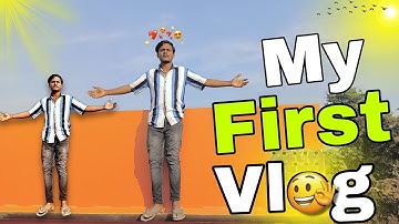  😍 MY first vlog on youtube|| my first vlog viral 2025