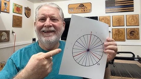 HOW TO DIVIDE A CIRCLE INTO 3, 6,12, 24 SEGMENTS