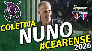 [Cearense '26] Coletiva Nuno Pereira | Pós-Jogo Ferroviário 0 X 2 Fortaleza | TV ARTILHEIRO