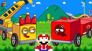 🔴 [LIVE] Parttern Palace: Can Mario and Numberblocks Cars vs Numberblocks Cars 2 mix level up