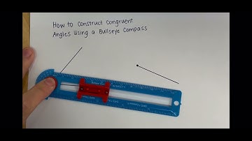 How to Construct Congruent Angles Using a Bullseye Compass