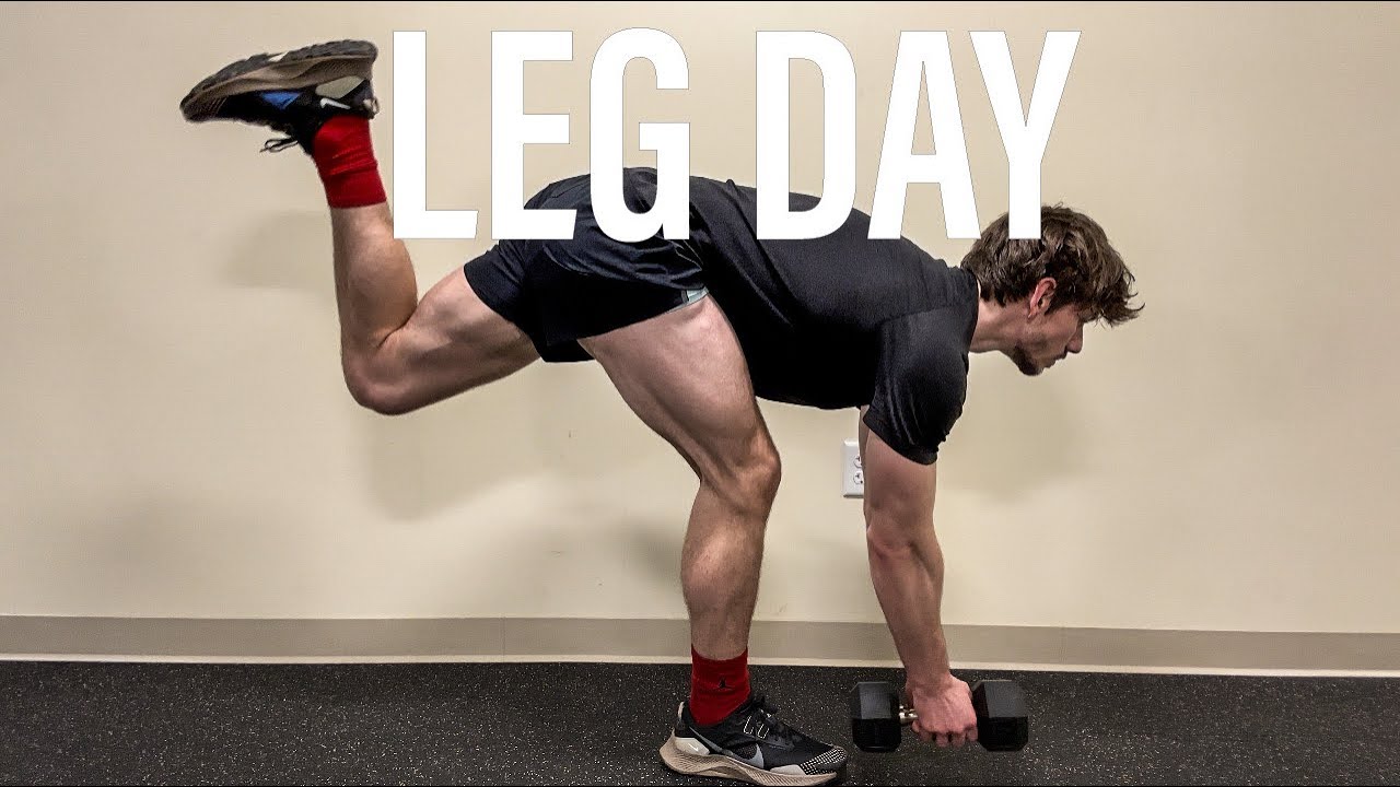 ATHLETIC LEG DAY WORKOUT (NO BARBELL) YouTube