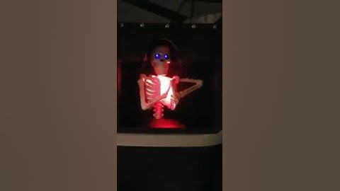 Custom Built Skeleton Animatronic "Ultimate Gift" Arduino with Servos