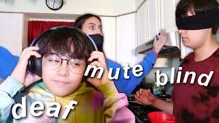 BAKING DEAF, BLIND, & MUTE CHALLENGE