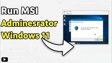 MSI uitvoeren als beheerder in Windows 11 | Eenvoudige methode met rechtermuisknop en snelkoppeli...