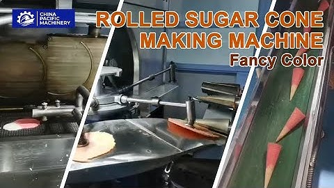 Automatic Waffle Cone Maker|Automatic Waffle Ice Cream Cone Making Machine|Ice Cream Cone Maker