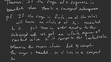 Sequences and Subsequences