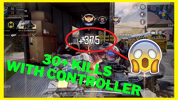 COD Mobile Ps4 Controller Gameplay 30+ kills Multiple QUAD Kills! *INSANE* (Dualshock 4)