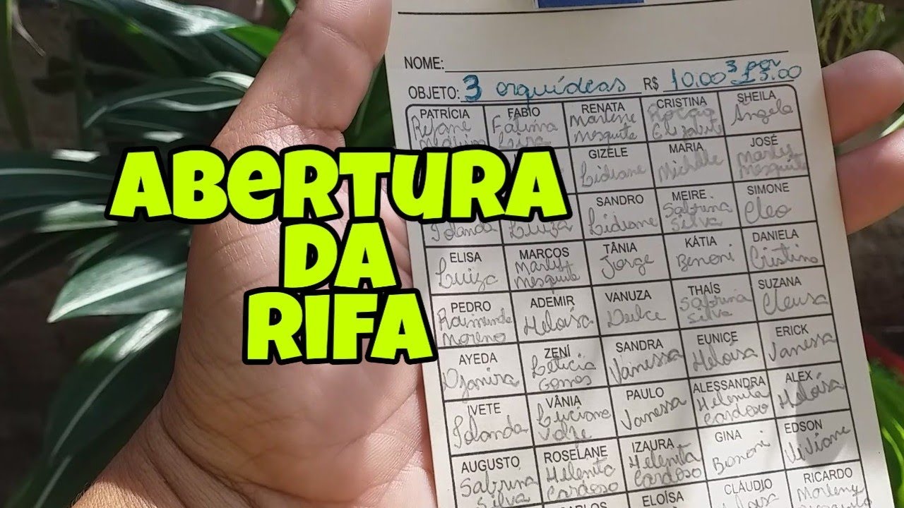Como Ver O Nome Da Rifa Antes De Abrir