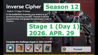 GFL2 Inverse Cipher, Season 12, Part 1 Walkthrough
