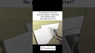 Should You Reboot the Production Server? 😅 | Linux Admin Problems