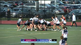 Belmont HS Boys Varsity Rugby: Marauders vs Saint John's Preparatory Eagles, April 17th, 2025