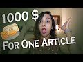 3 websites that pay 1000 or more for a single article  make money as a writer