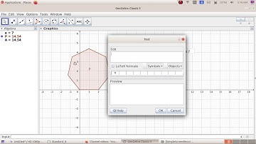 GeoGebra Check Box and Input Box 2