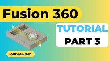 3D Solid by Sketch Rotation and Construction Plane | Fusion 360 Tutorial for Beginners - Part 3